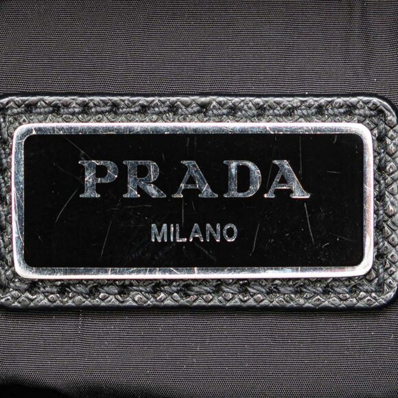 PRADA Black Leather Shoulder Bag - Picture 7 of 10